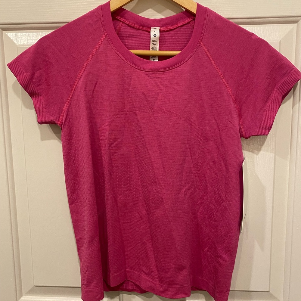 Lululemon Sonic Pink Swiftly SS Race length